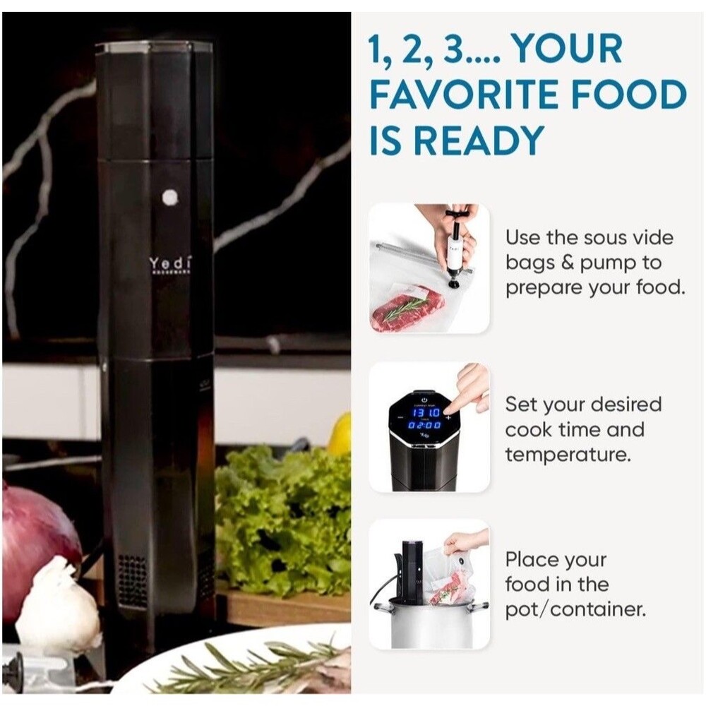 The Yedi Infinity Sous Vide Powered Octcision Technology Deluxe Kit